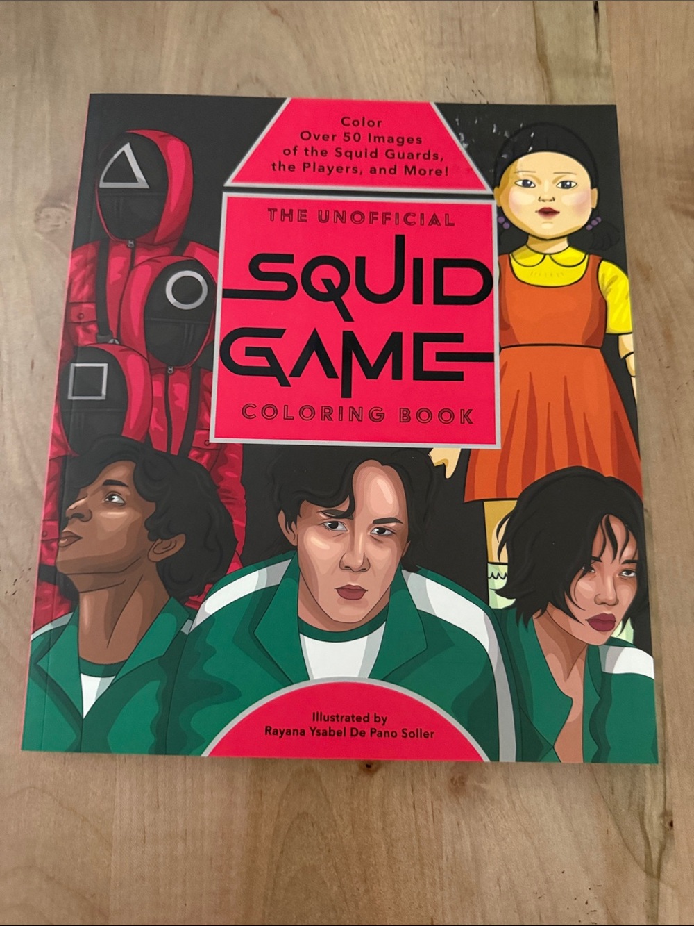 The Unofficial Squid Game Coloring Book - Red & Green